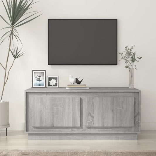 Coffee table, sonoma grey, 102x50x44 cm, processed wood
