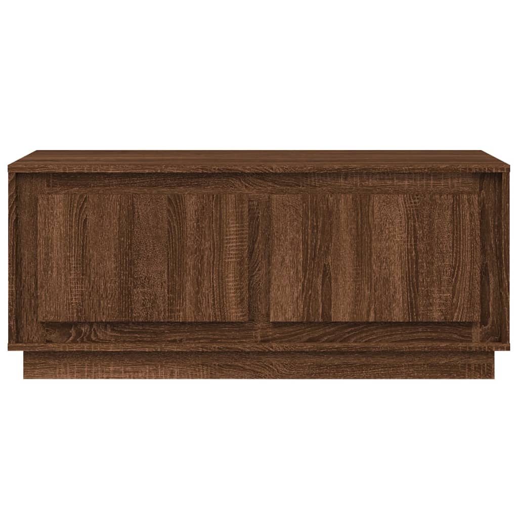 Coffee table, brown oak, 102x50x44 cm, processed wood