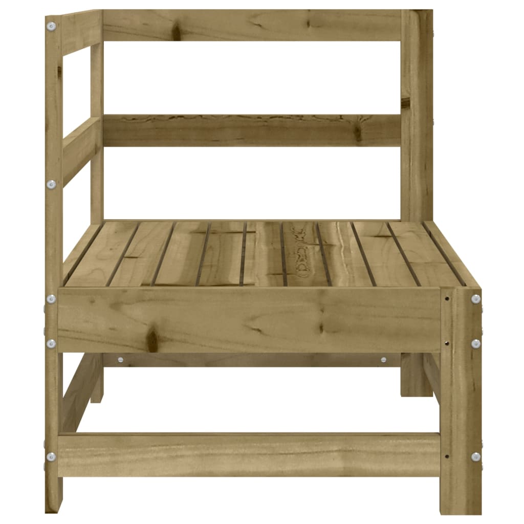 Corner sofa for the garden, impregnated pine wood