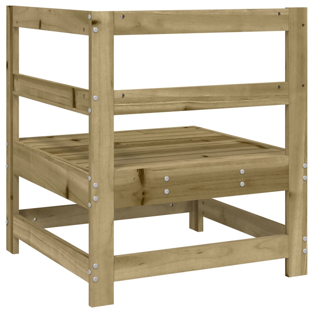 Corner sofa for the garden, impregnated pine wood