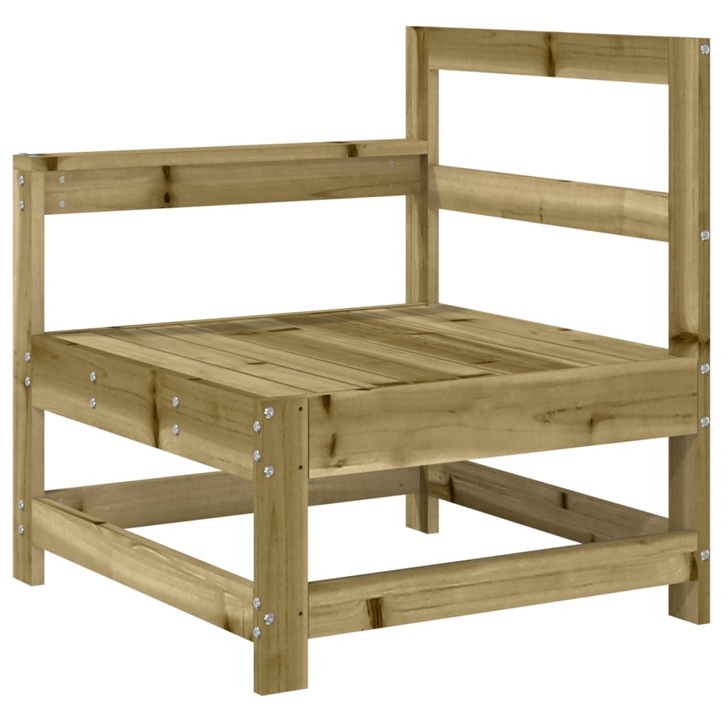 Corner sofa for the garden, impregnated pine wood