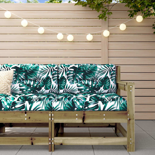 Corner sofa for the garden, impregnated pine wood