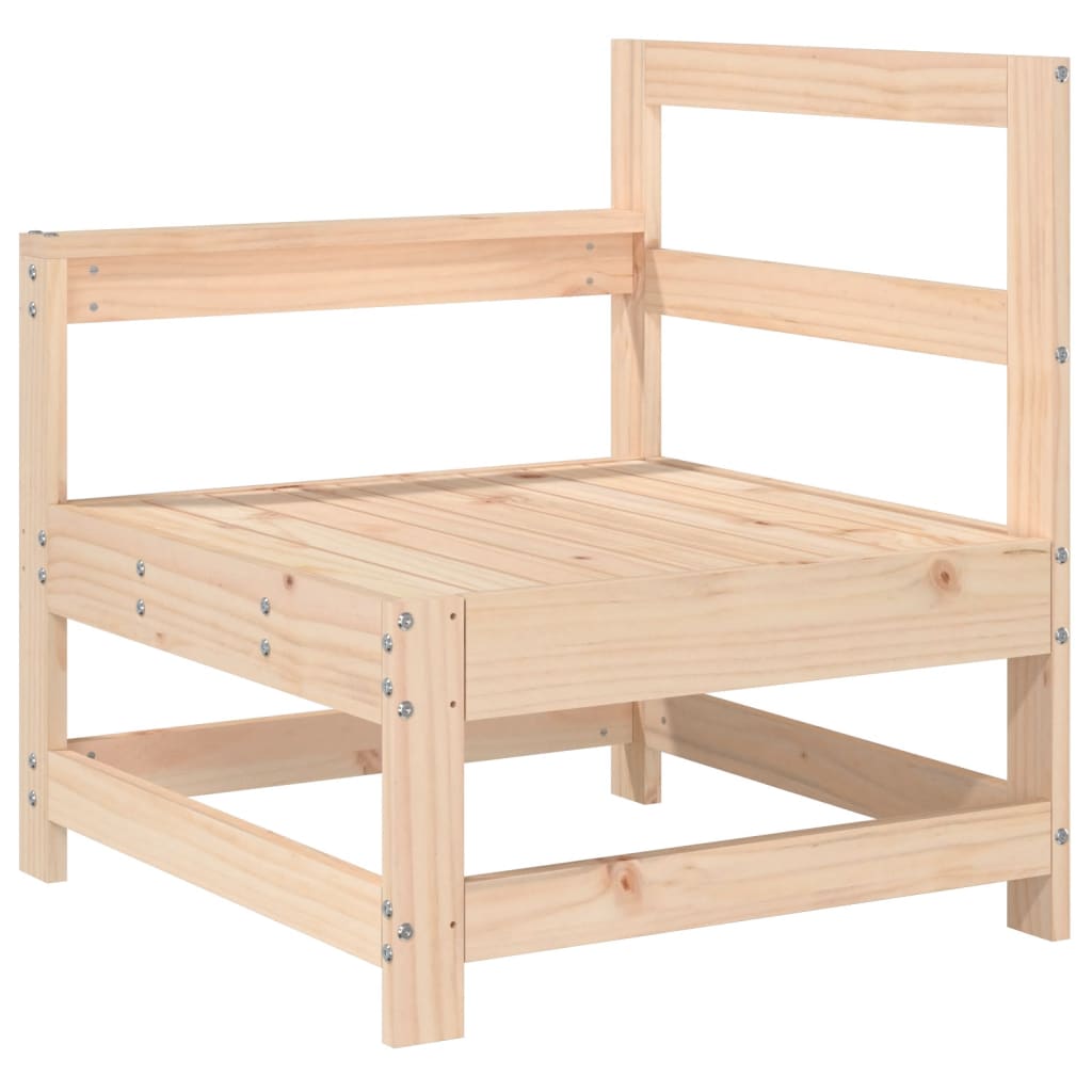 Garden corner sofa, 2 pcs., solid pine wood