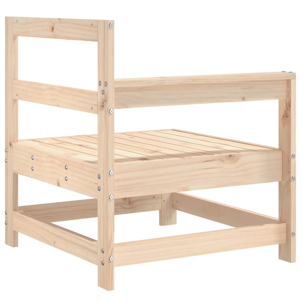 Garden corner sofa, 2 pcs., solid pine wood