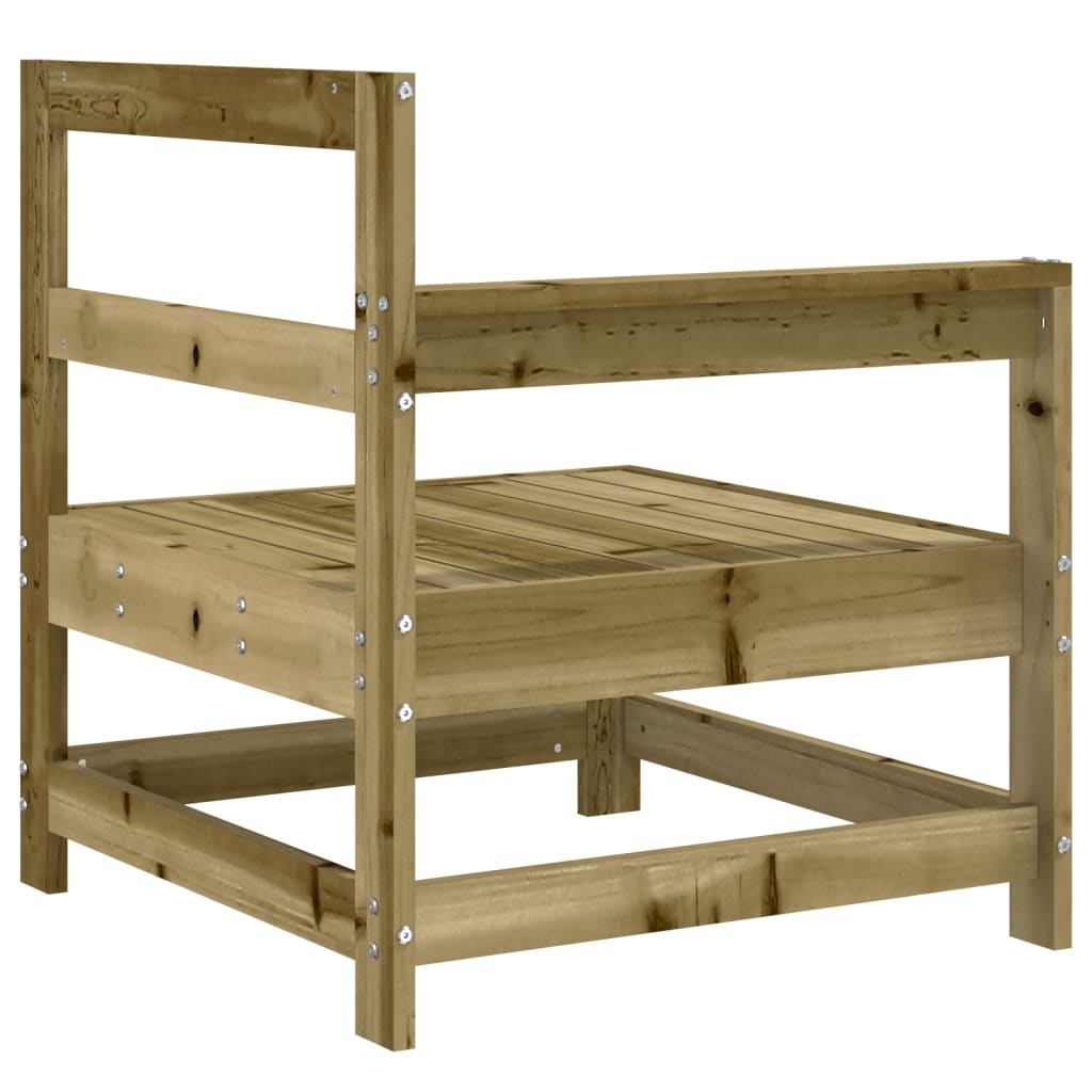Garden corner sofas, 2 pcs., impregnated pine wood