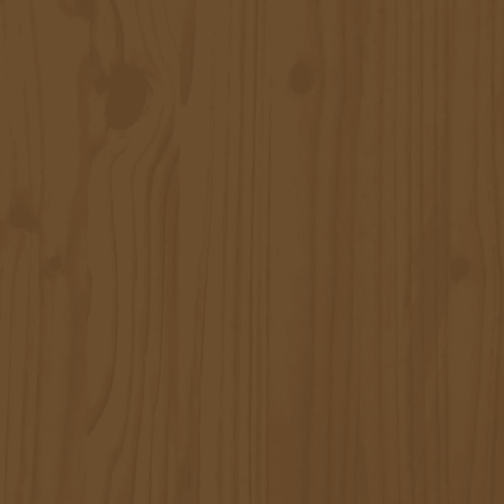 Garden corner sofa, honey brown, solid pine wood