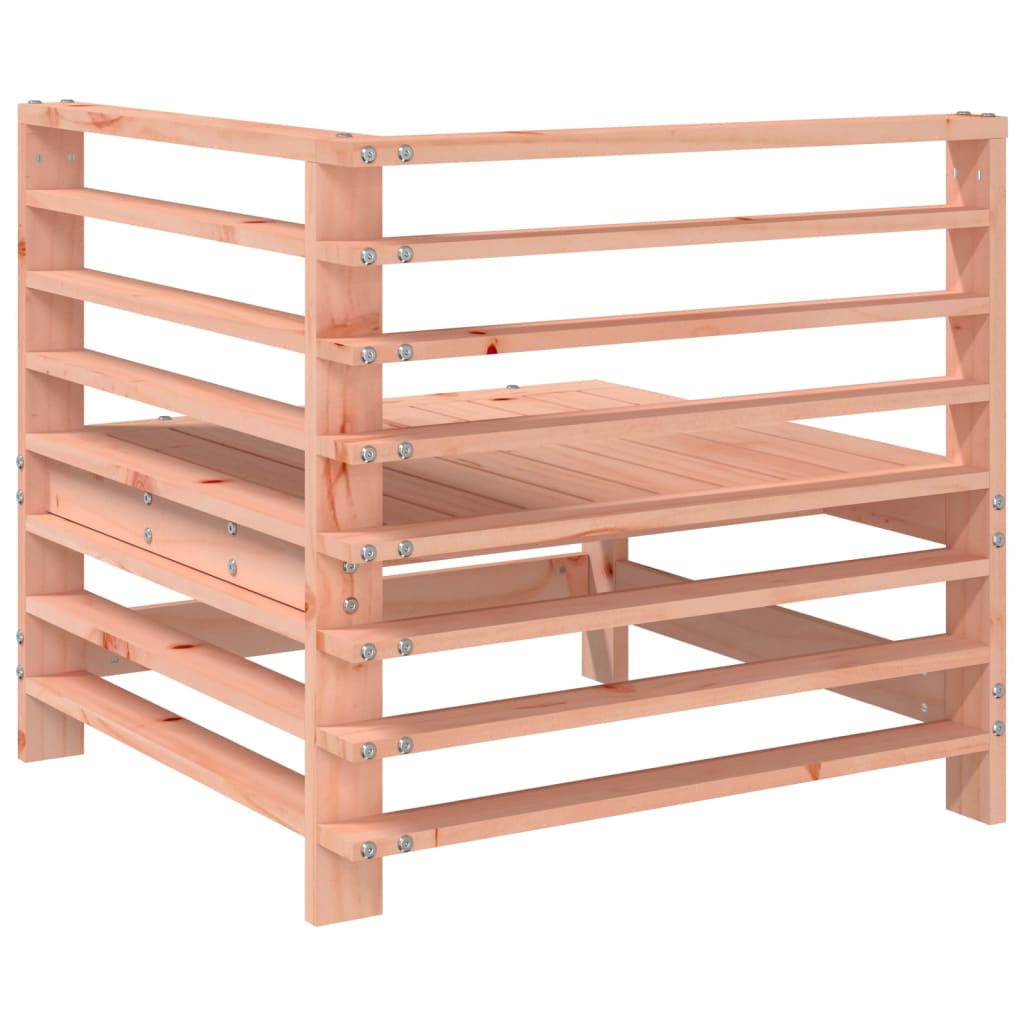 Garden corner sofas, 2 pcs., solid Douglas wood