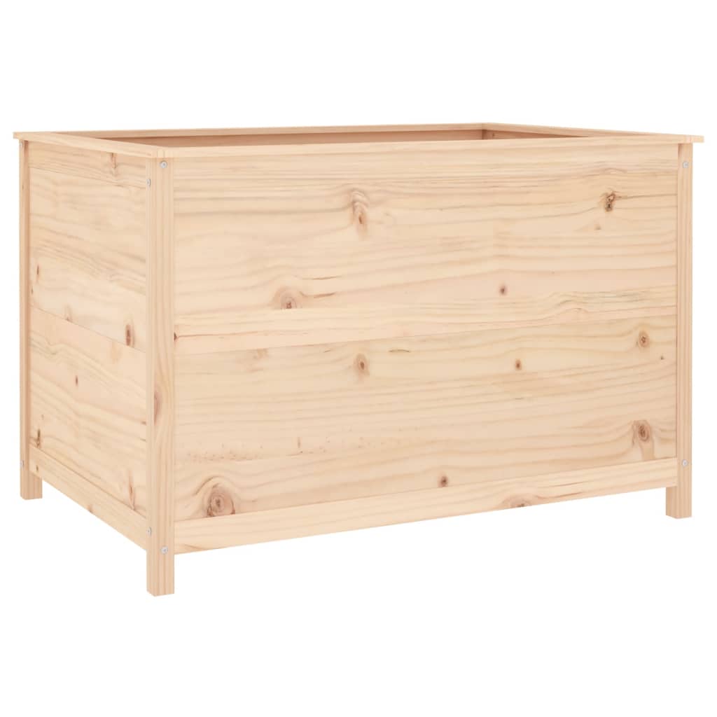 Strat înălțat de grădină, 119,5x82,5x78 cm, lemn masiv de pin