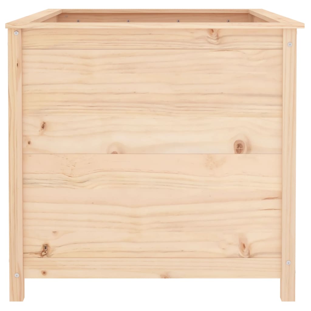 Strat înălțat de grădină, 119,5x82,5x78 cm, lemn masiv de pin