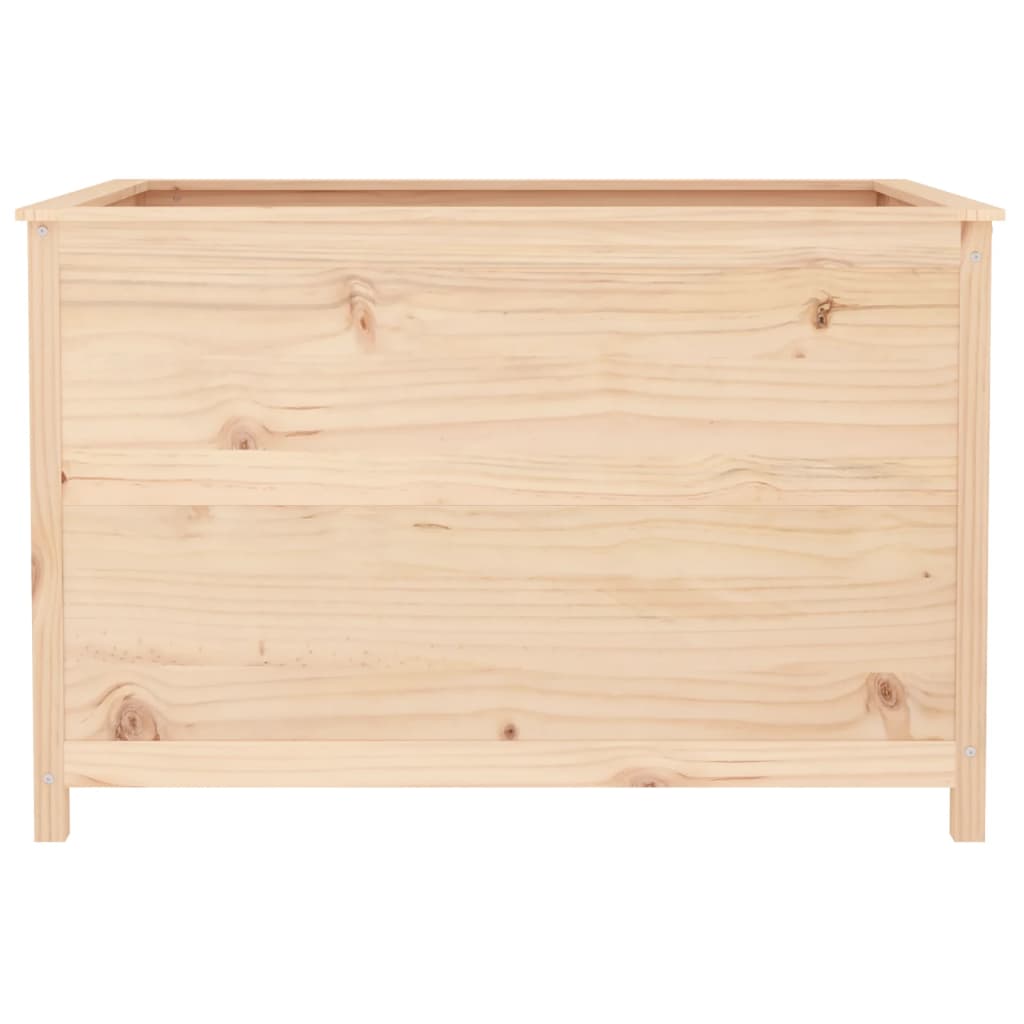 Strat înălțat de grădină, 119,5x82,5x78 cm, lemn masiv de pin