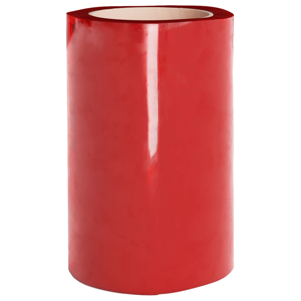 Perdea pentru ușă, roșu, 300 mmx2,6 mm 10 m, PVC