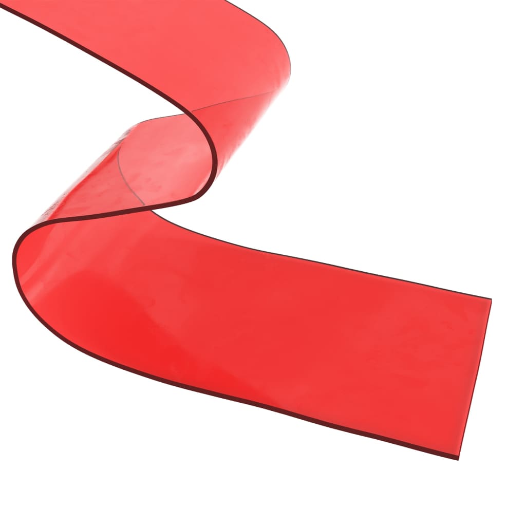 Perdea pentru ușă, roșu, 300 mmx2,6 mm 10 m, PVC
