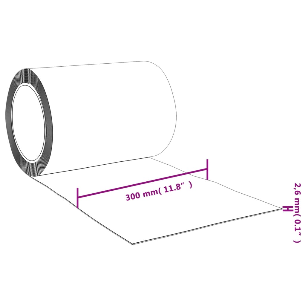 Perdea pentru ușă, roșu, 300 mmx2,6 mm 10 m, PVC