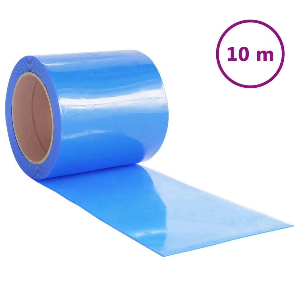 Perdea pentru ușă, albastru, 200 mmx1,6 mm 10 m, PVC