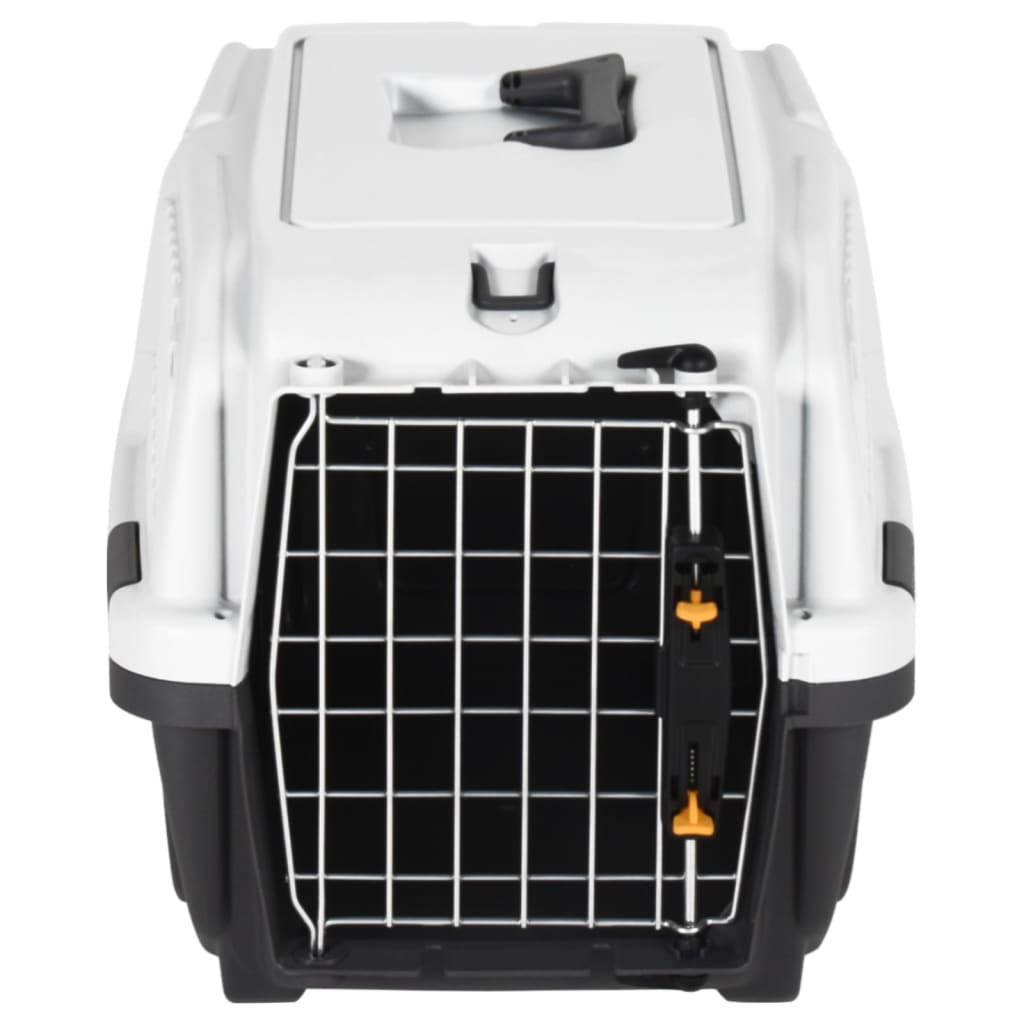 Animal transport box metal door 48x31.5x31cm polypropylene