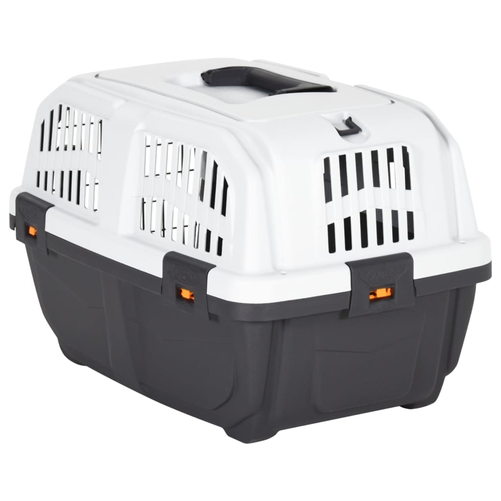 Animal transport box metal door 48x31.5x31cm polypropylene