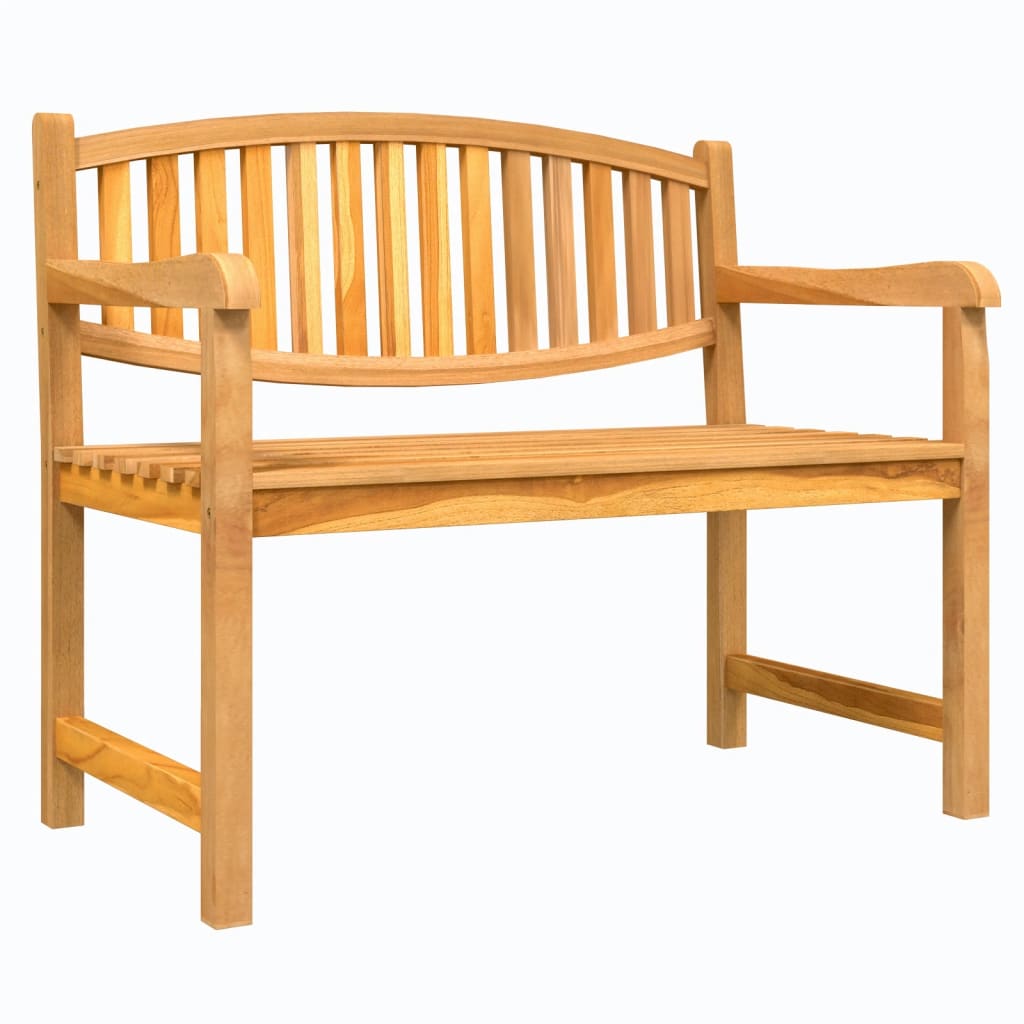 Garden bench, 114x59x87 cm, solid teak wood