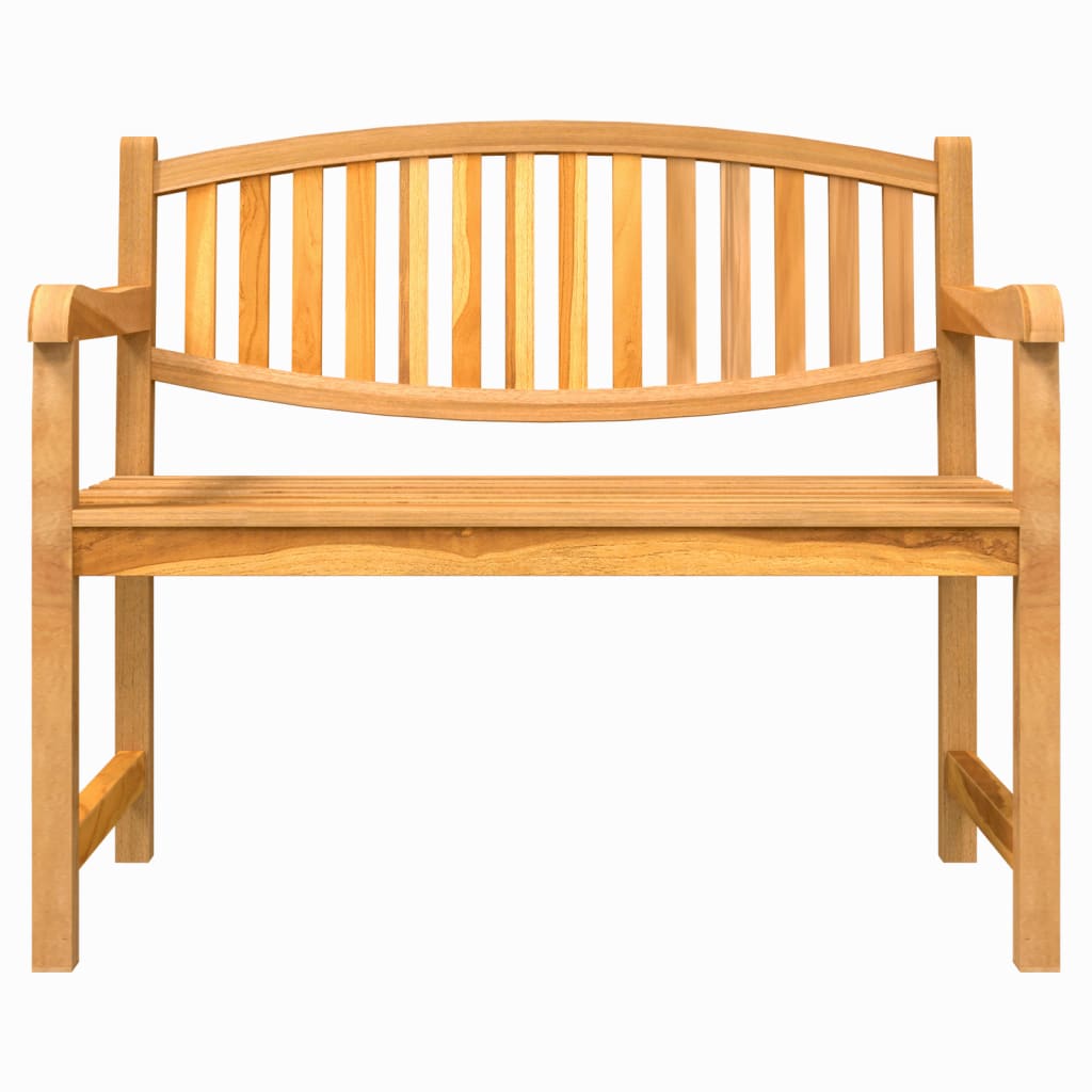 Garden bench, 114x59x87 cm, solid teak wood