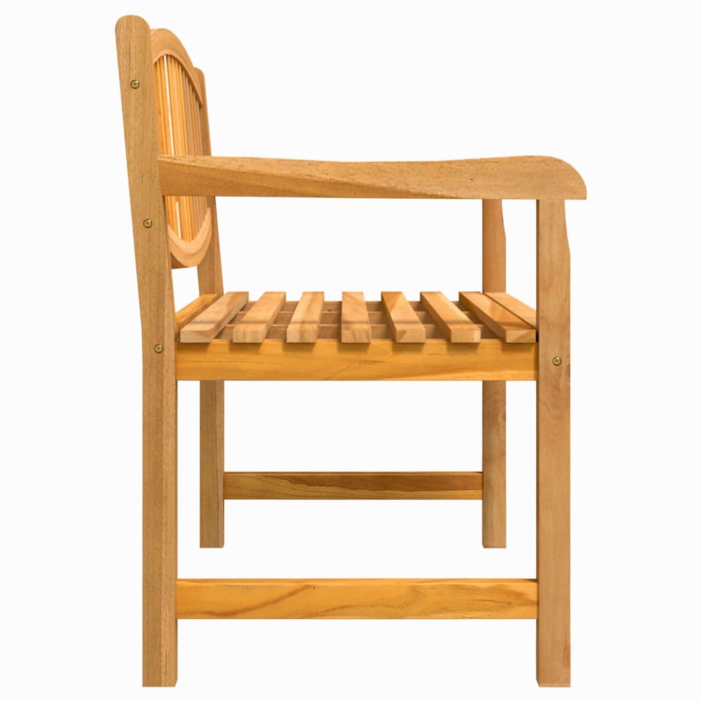 Garden bench, 114x59x87 cm, solid teak wood
