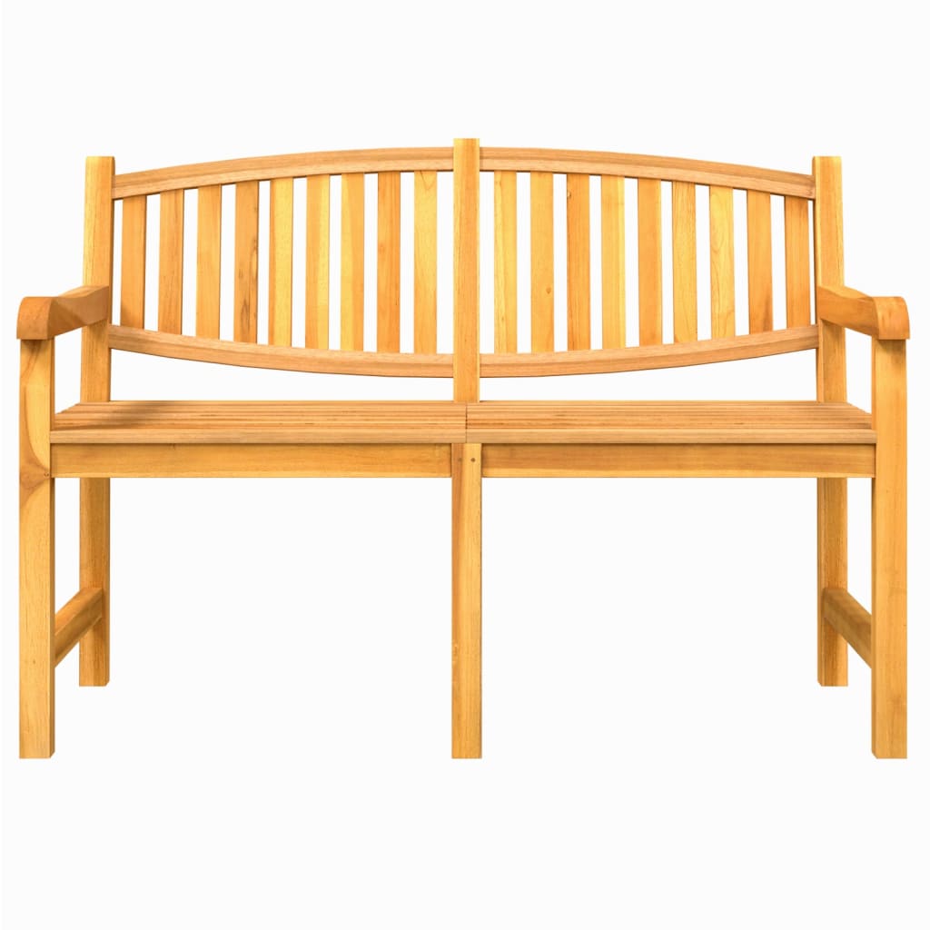 Garden bench, 149.5x60x90 cm, solid teak wood