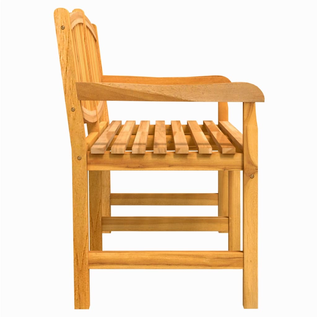 Garden bench, 149.5x60x90 cm, solid teak wood