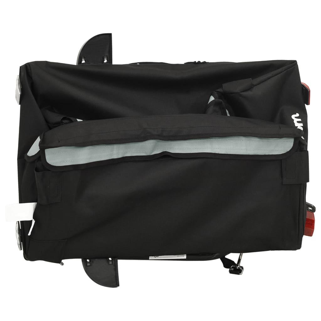 Bicycle trailer, black and gray, 30 kg, iron