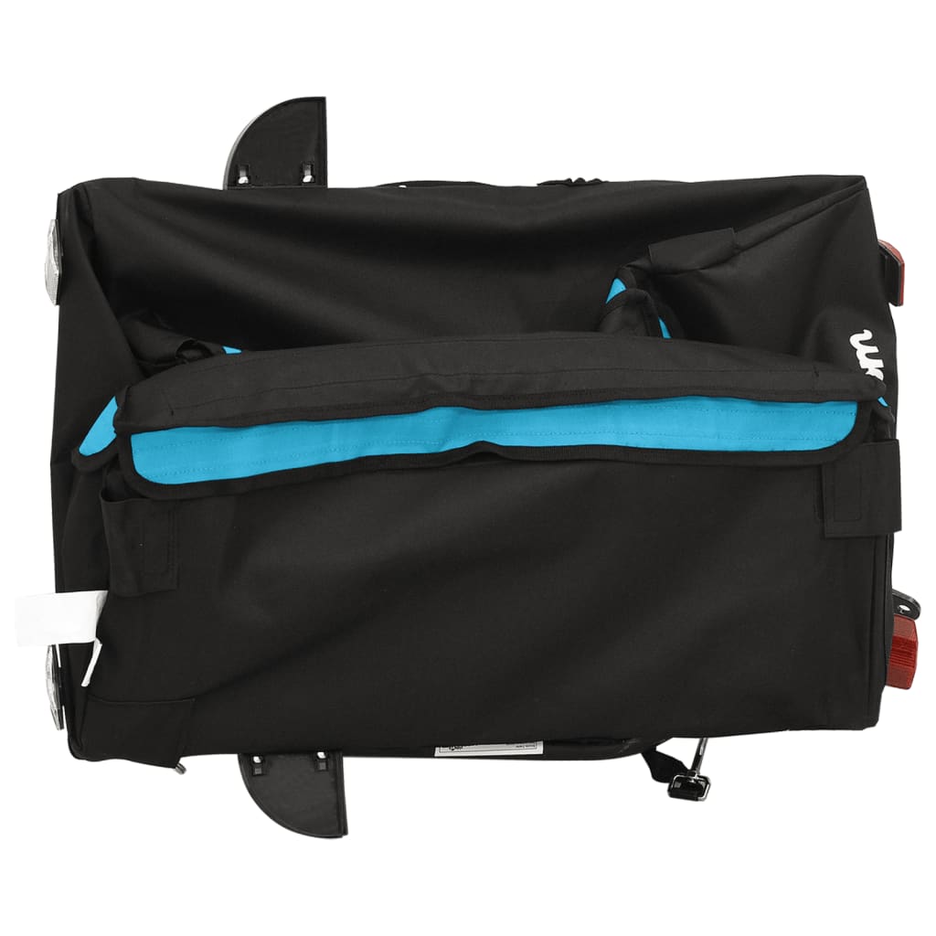 Bicycle trailer, black and blue, 30 kg, iron