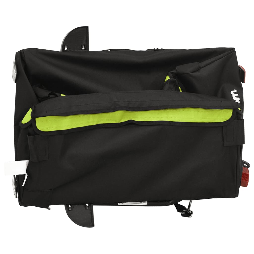Bicycle trailer, black and green, 30 kg, iron