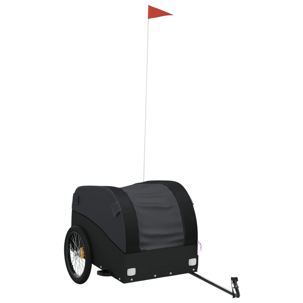 Bicycle trailer, black, 45 kg, iron