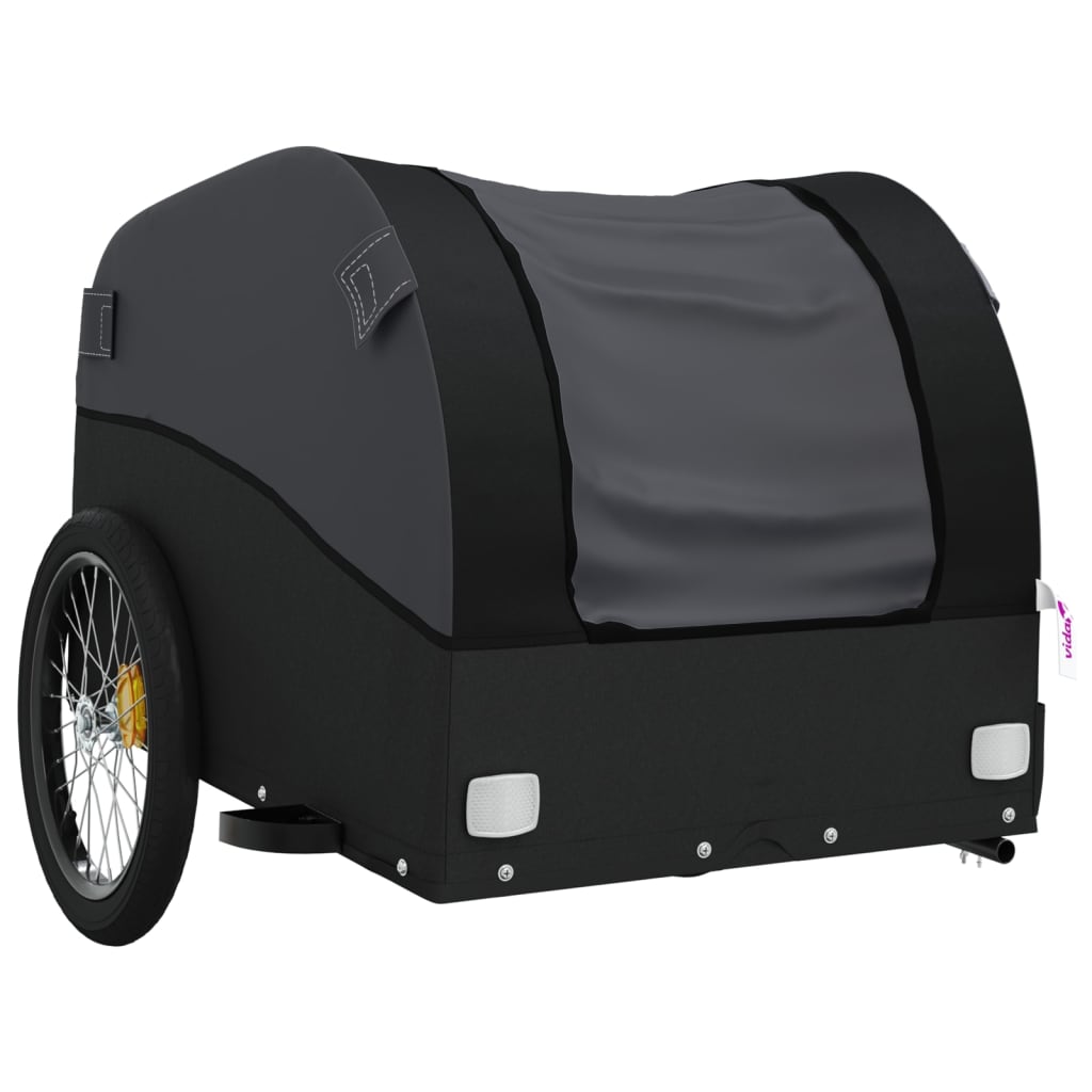 Bicycle trailer, black, 45 kg, iron