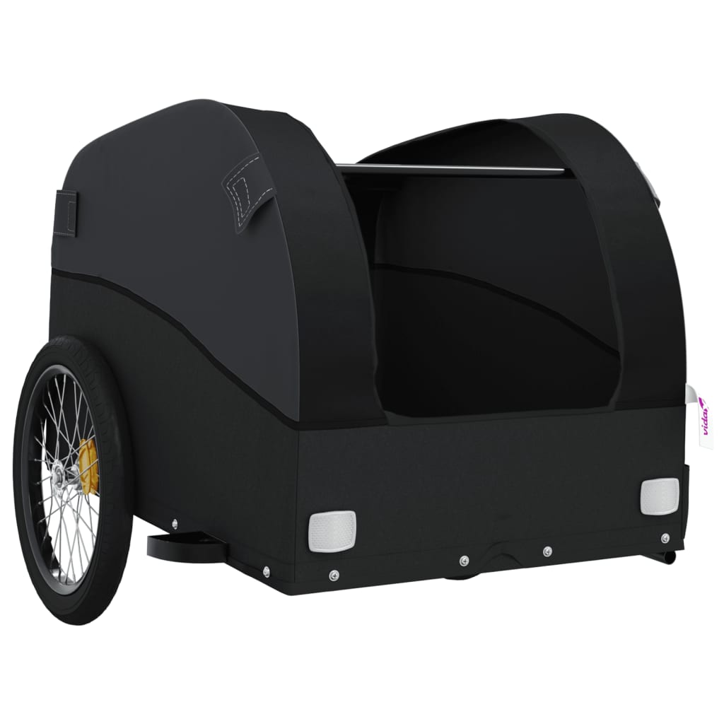 Bicycle trailer, black, 45 kg, iron