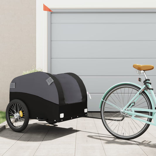 Bicycle trailer, black, 45 kg, iron