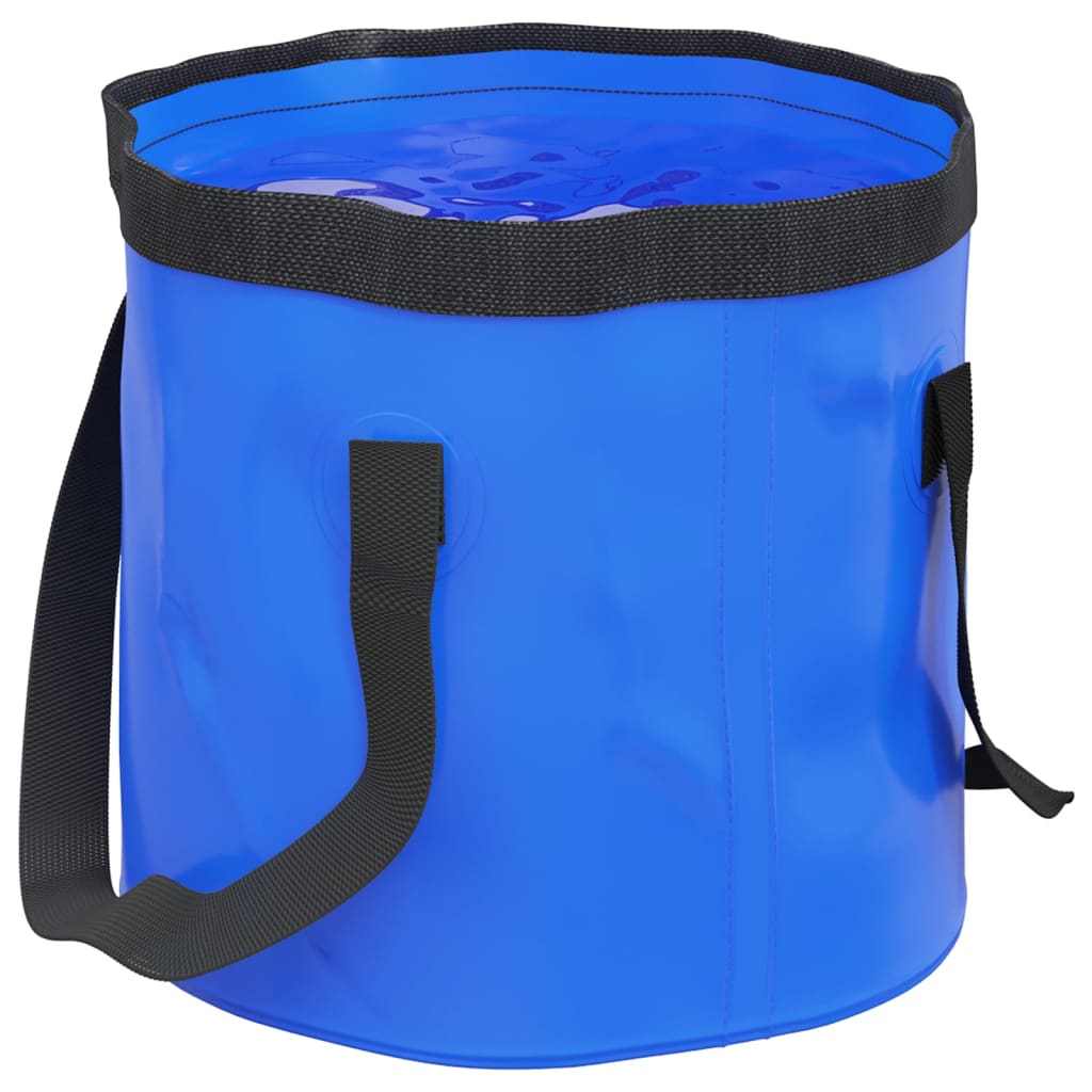 Collapsible buckets, 2 pcs., blue, 30 L, PVC