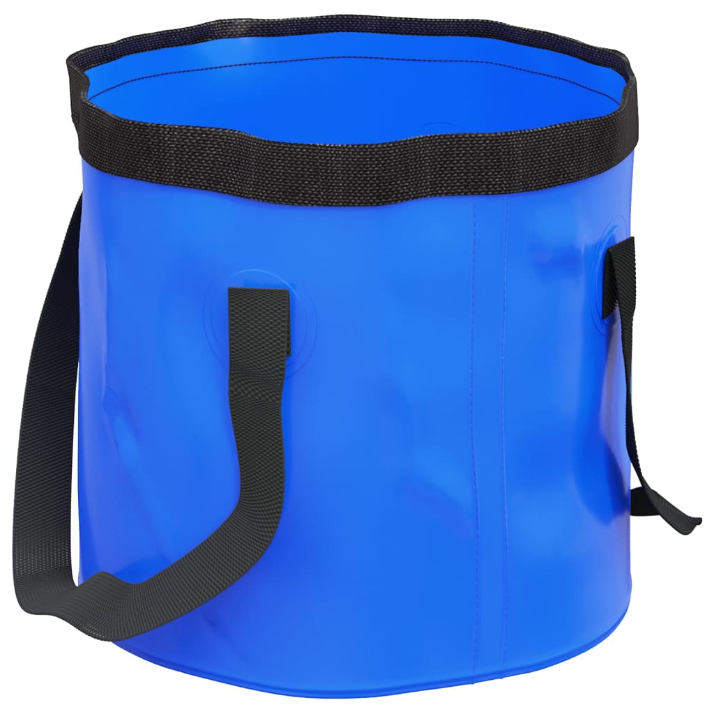 Collapsible buckets, 2 pcs., blue, 30 L, PVC