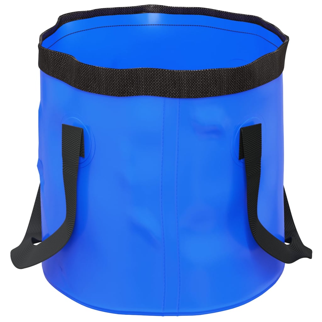 Collapsible buckets, 2 pcs., blue, 30 L, PVC