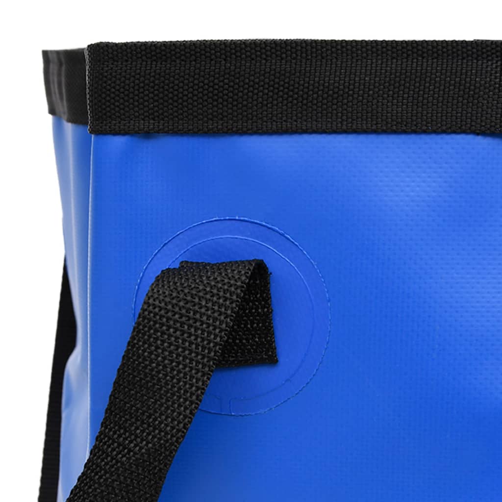 Collapsible buckets, 2 pcs., blue, 30 L, PVC
