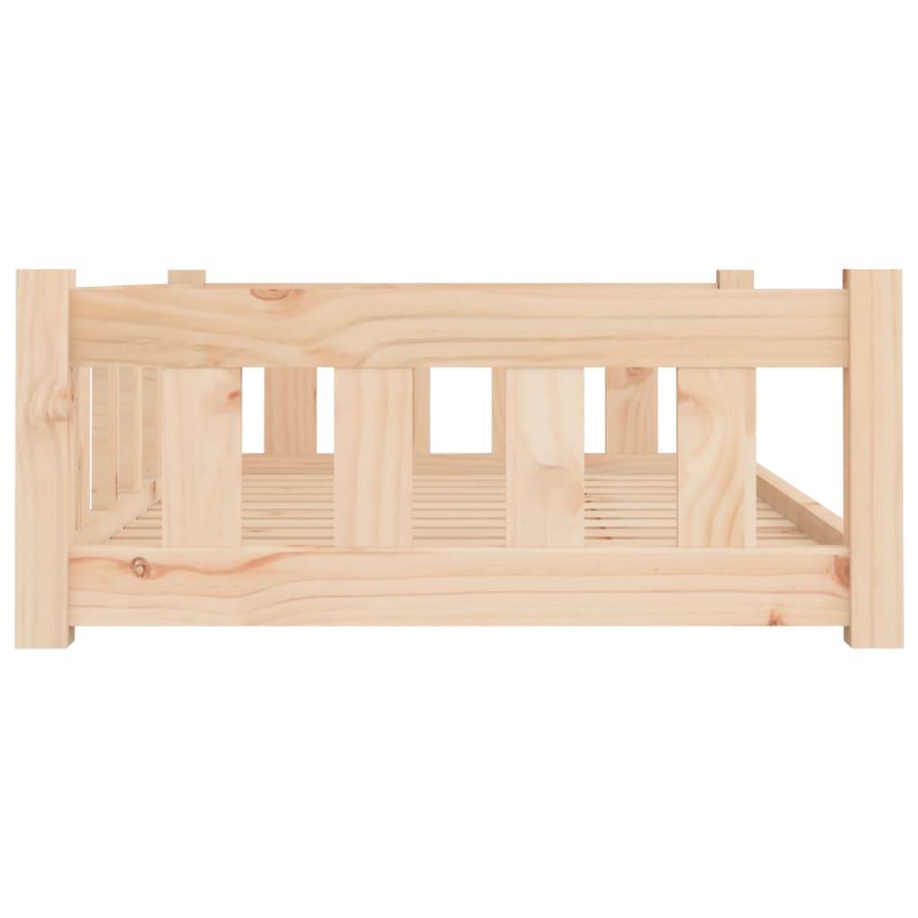 Dog bed, 95.5x65.5x28 cm, solid pine wood
