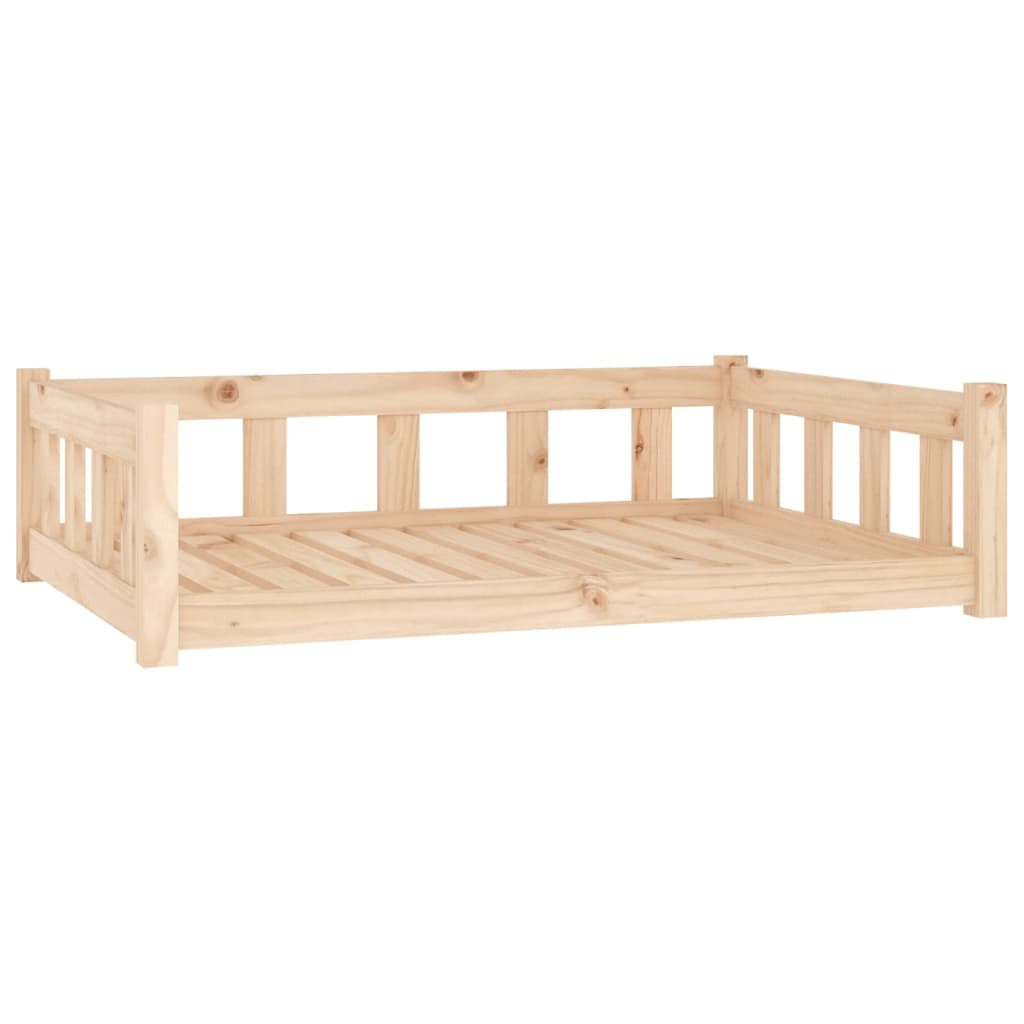 Dog bed, 105.5x75.5x28 cm, solid pine wood