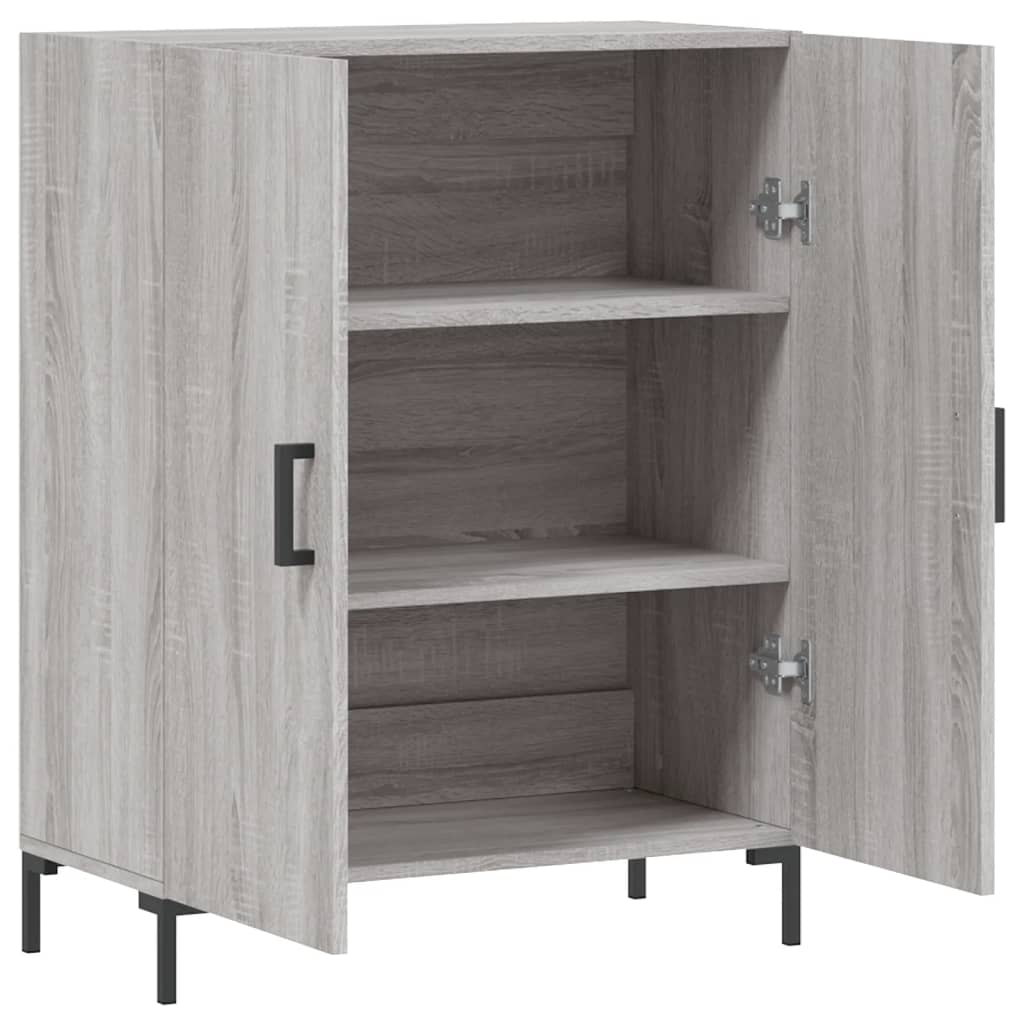 Dulap, gri sonoma, 69,5x34x90 cm, lemn compozit
