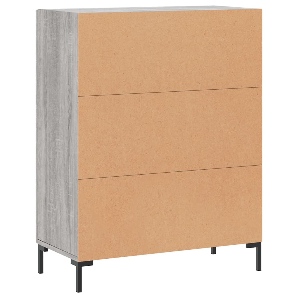 Dulap, gri sonoma, 69,5x34x90 cm, lemn compozit