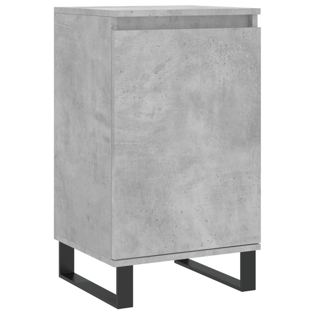Dulap, gri beton, 40x35x70 cm, lemn prelucrat