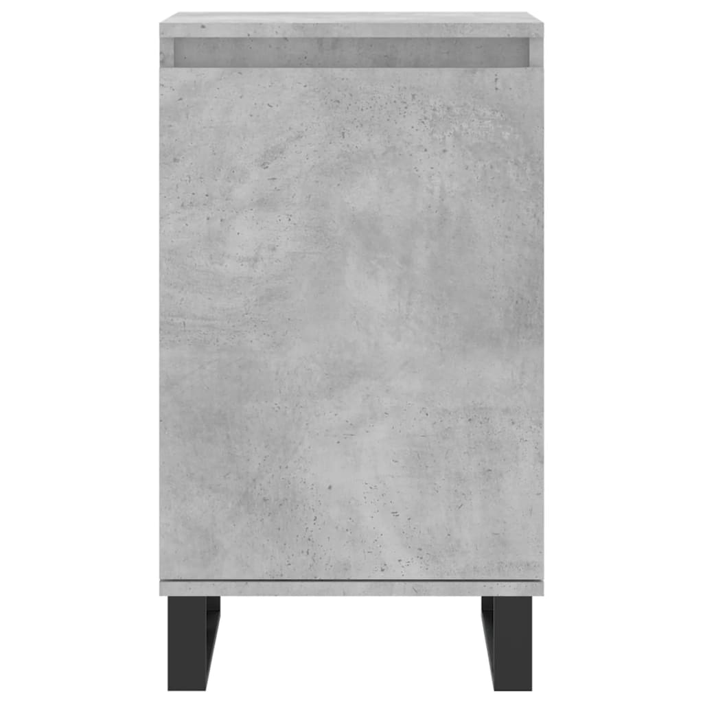 Dulap, gri beton, 40x35x70 cm, lemn prelucrat