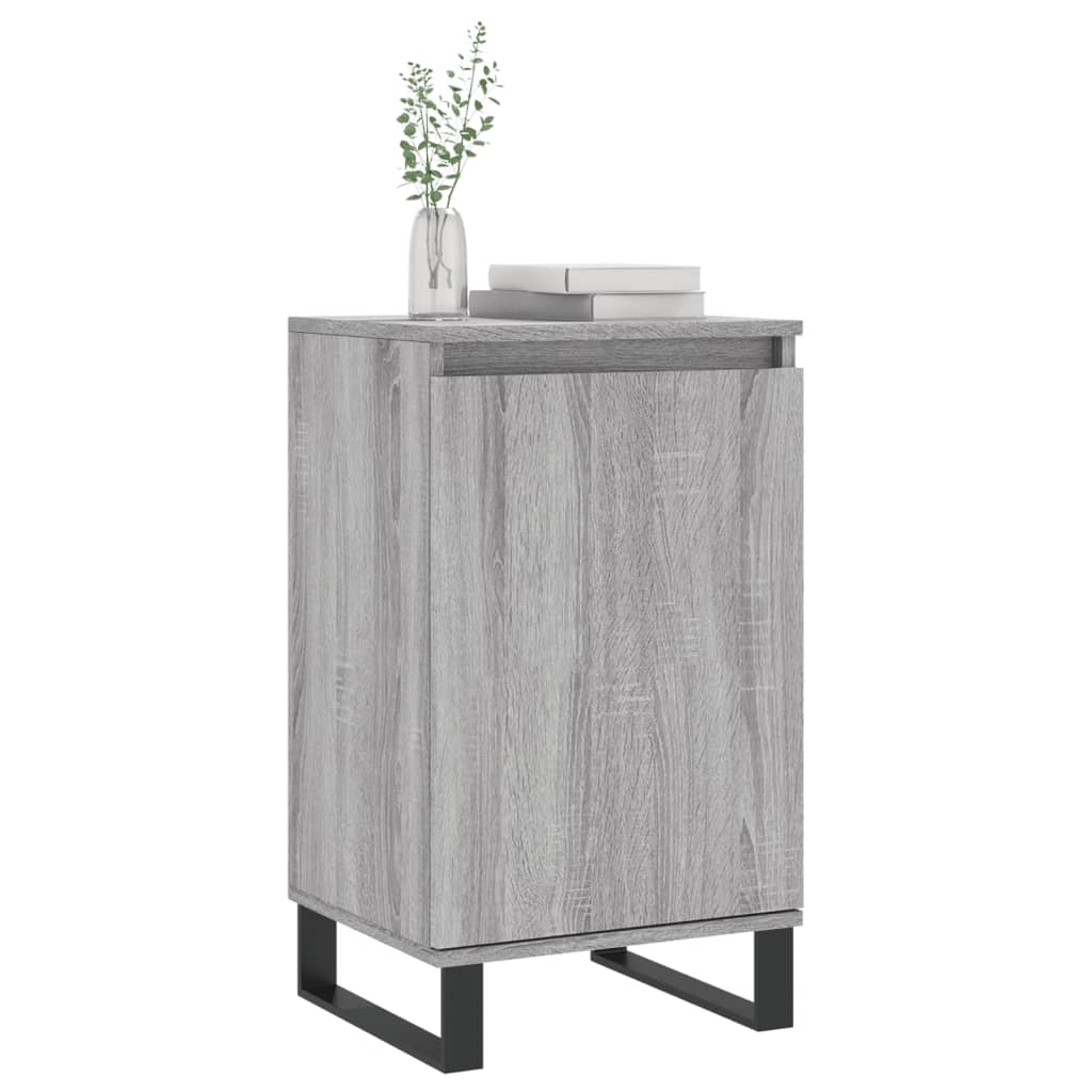 Sideboards, 2 pcs., sonoma gray, 40x35x70 cm, processed wood