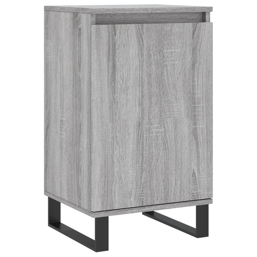 Sideboards, 2 pcs., sonoma gray, 40x35x70 cm, processed wood