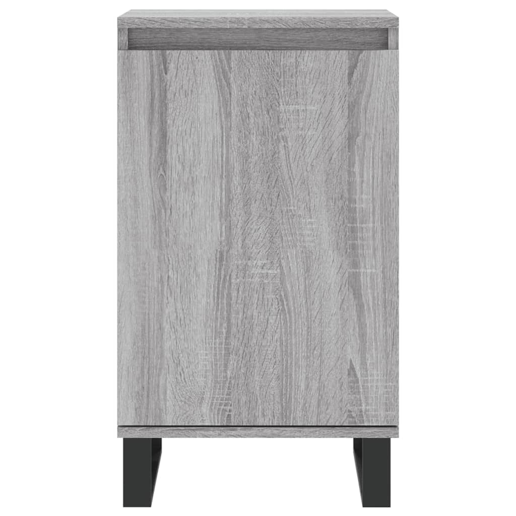 Sideboards, 2 pcs., sonoma gray, 40x35x70 cm, processed wood