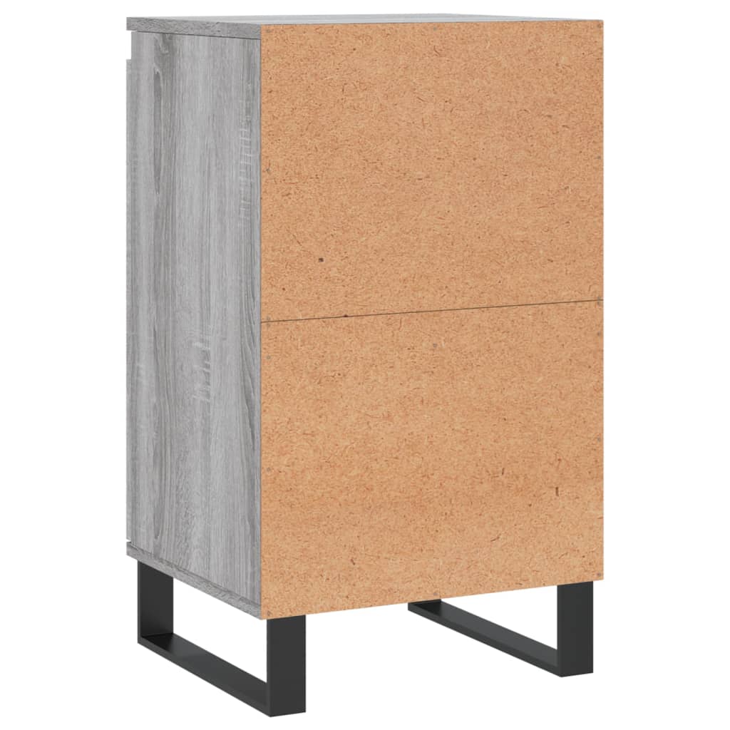 Sideboards, 2 pcs., sonoma gray, 40x35x70 cm, processed wood