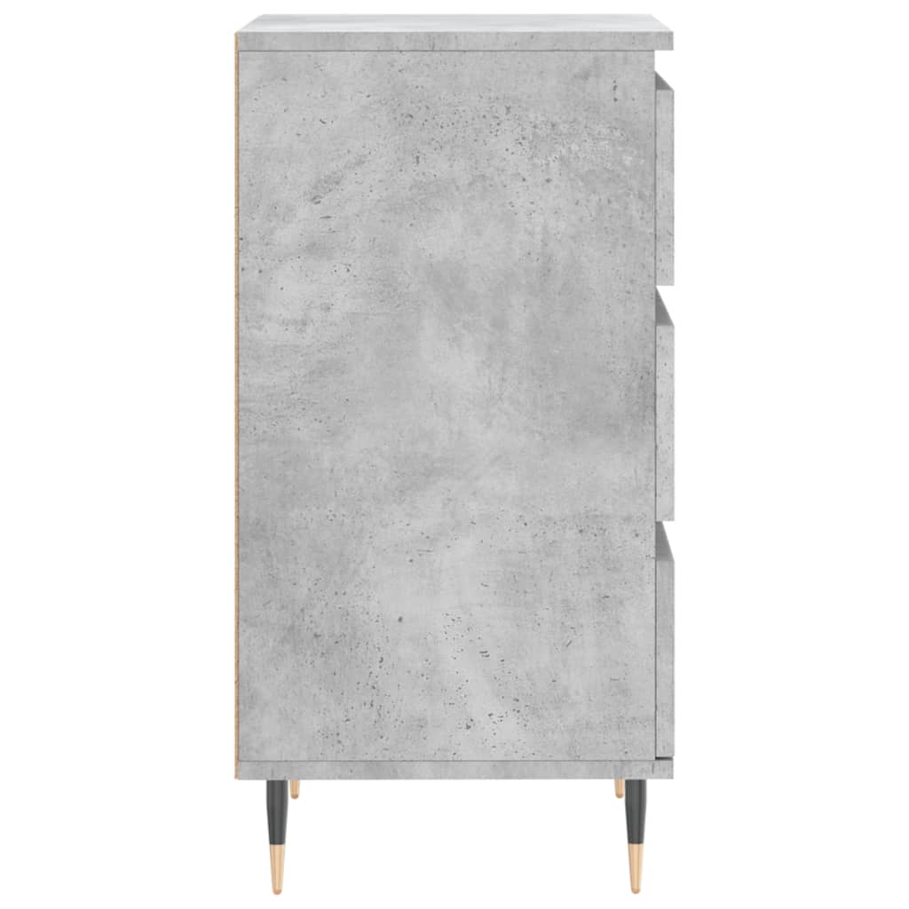 Dulap, gri beton, 40x35x70 cm, lemn prelucrat