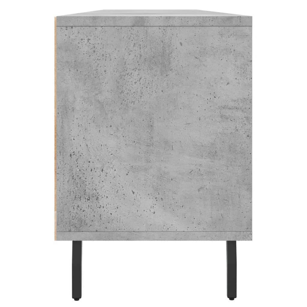 TV sideboard, concrete grey, 150x30x44.5 cm, processed wood