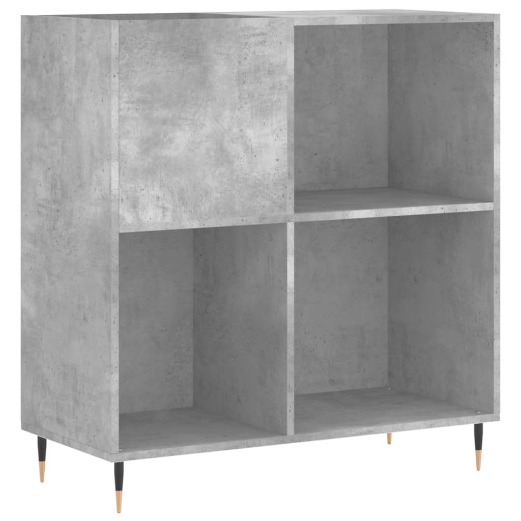 Disc cabinet gray concrete 84.5x38x89 cm composite wood