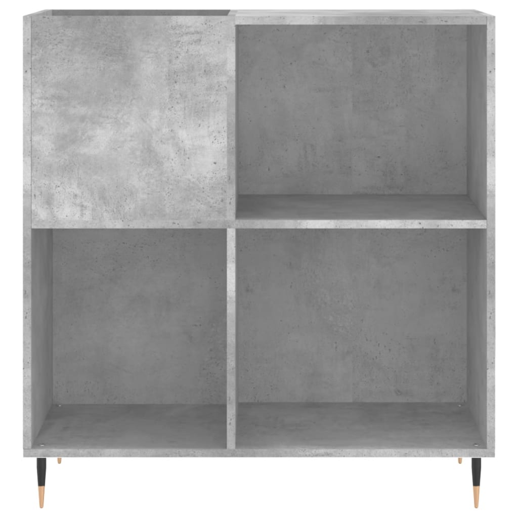 Disc cabinet gray concrete 84.5x38x89 cm composite wood